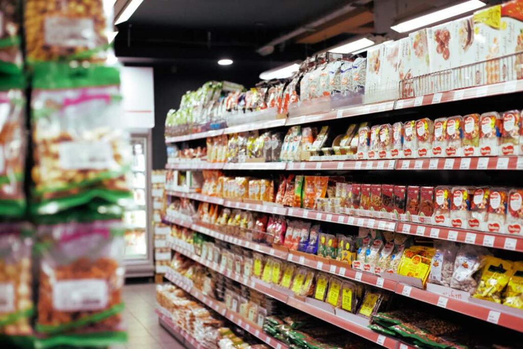 PLV de produits alimentaires